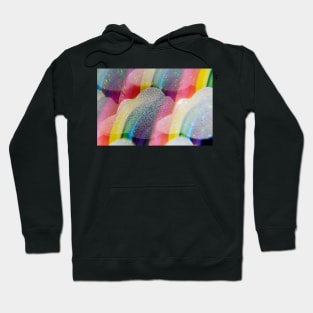 Kaleidoscopic rainbows and clouds Hoodie